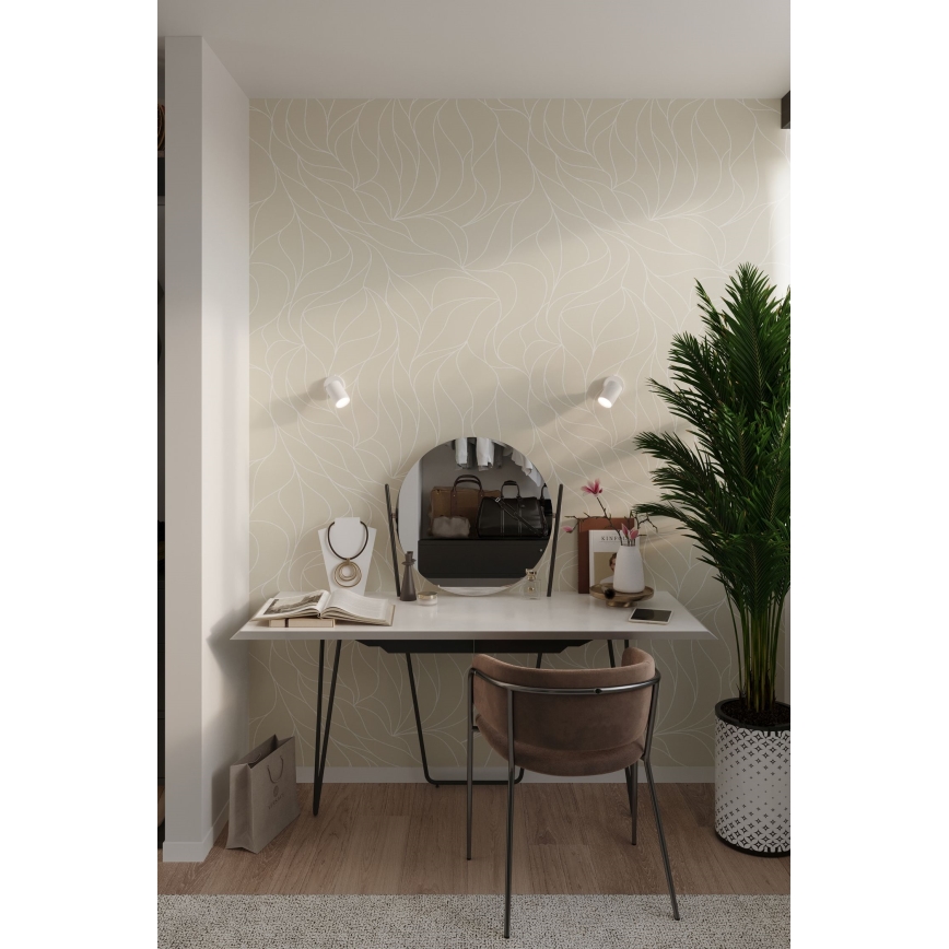 Luminária de parede direcionável LEMMI 1xGU10/40W/230V branco