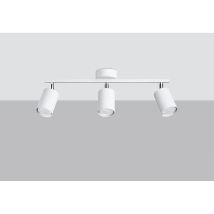 Luminária de teto LEMMI 3xGU10/40W/230V branca