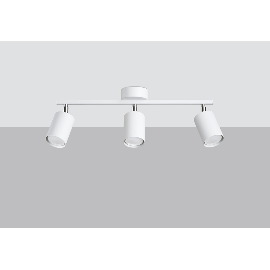 Luminária de teto LEMMI 3xGU10/40W/230V branca