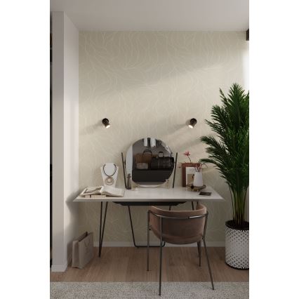 Luminária de parede direcionável LEMMI 1xGU10/40W/230V preta