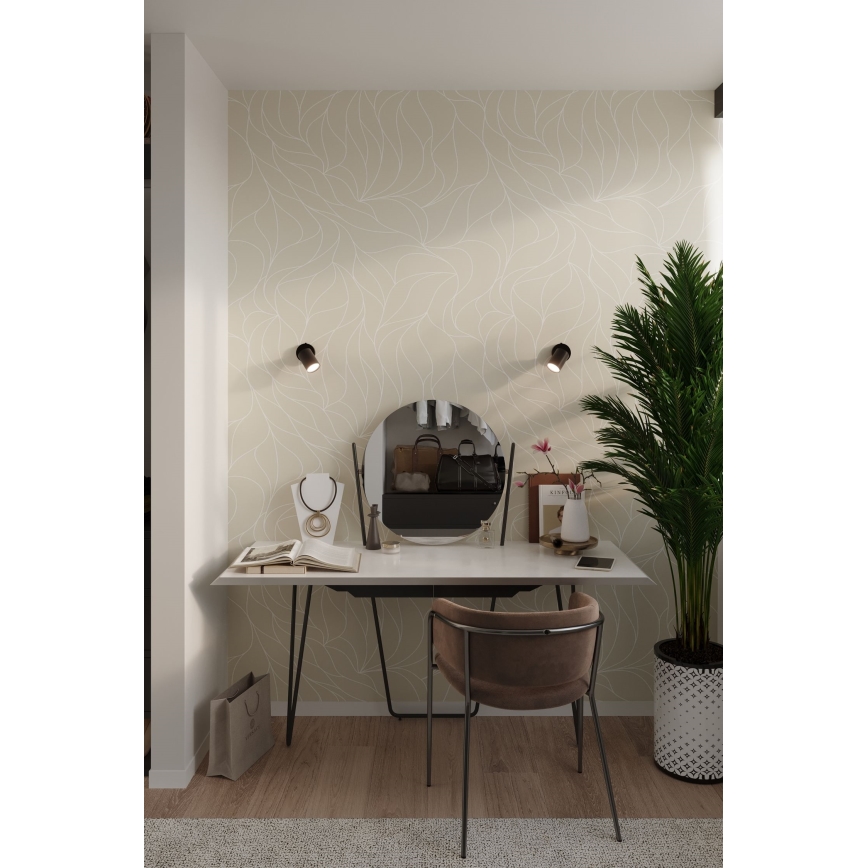 Luminária de parede direcionável LEMMI 1xGU10/40W/230V preta