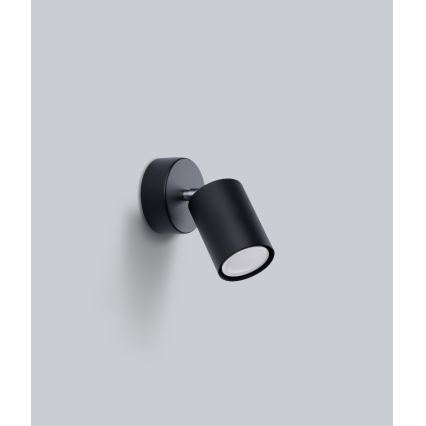 Luminária de parede direcionável LEMMI 1xGU10/40W/230V preta