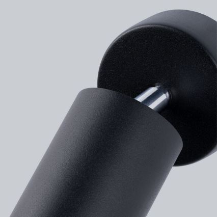 Luminária de parede direcionável LEMMI 1xGU10/40W/230V preta