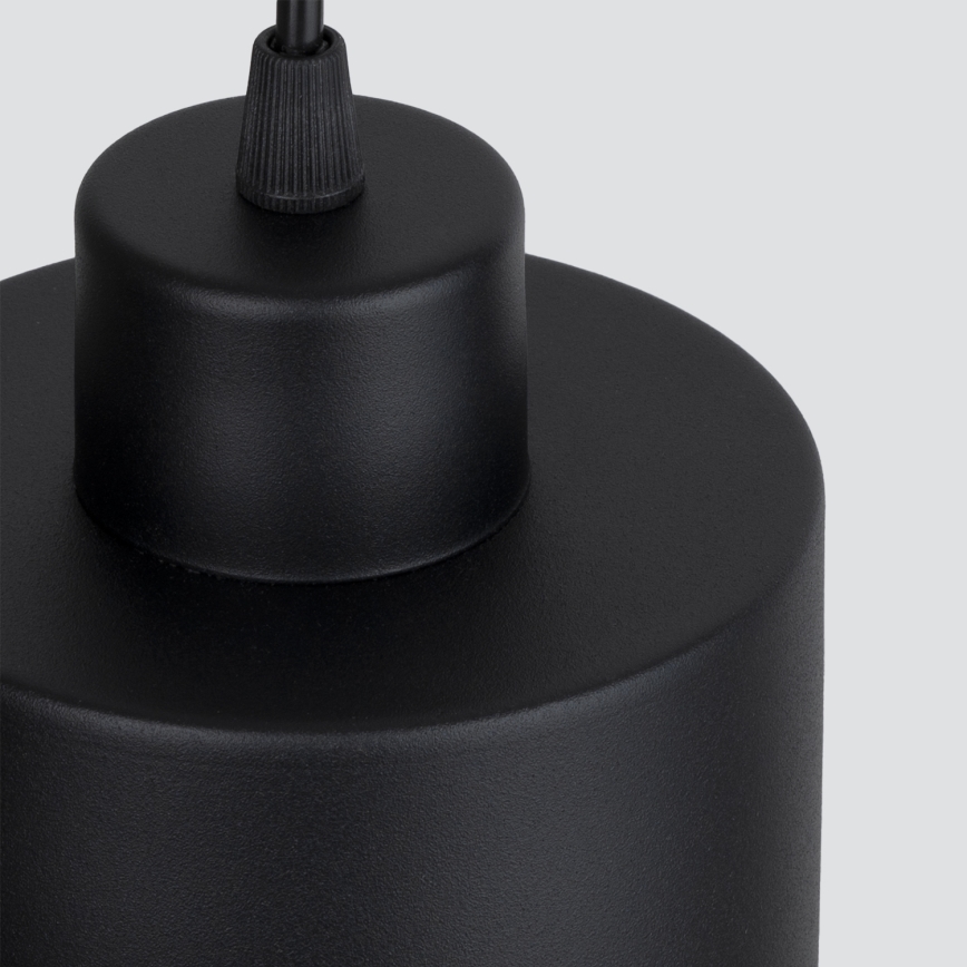 Candeeiro de teto suspenso SAVAR 1xE27/60W/230V preto