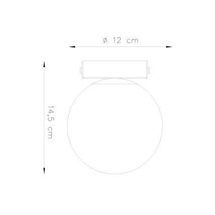 Luminária de teto YOLI 1xG9/12W/230V preta