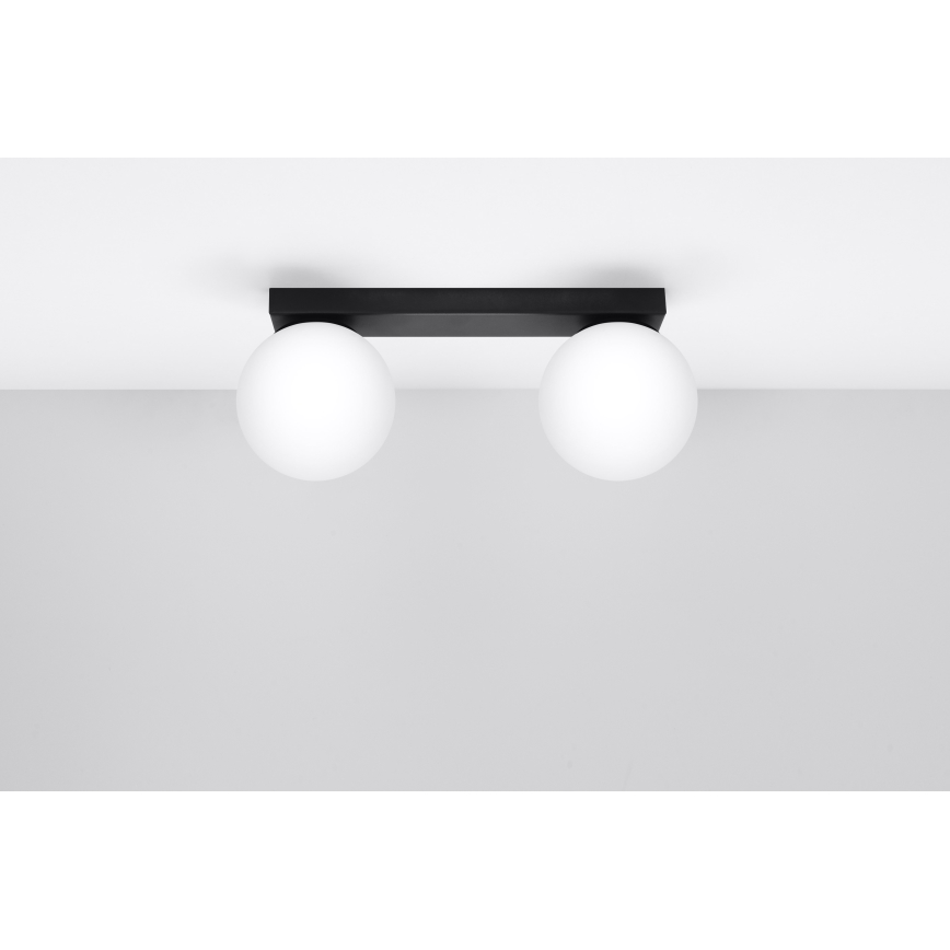 Luminária de teto YOLI 2xG9/12W/230V preta