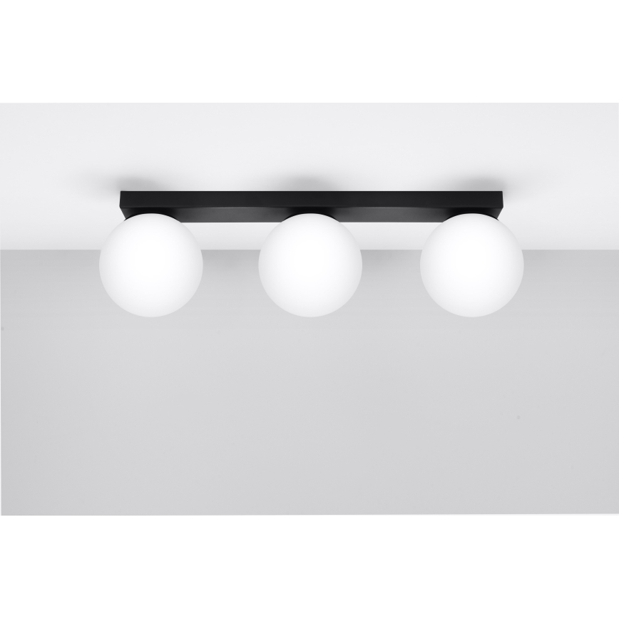 Luminária de teto YOLI 3xG9/12W/230V preta