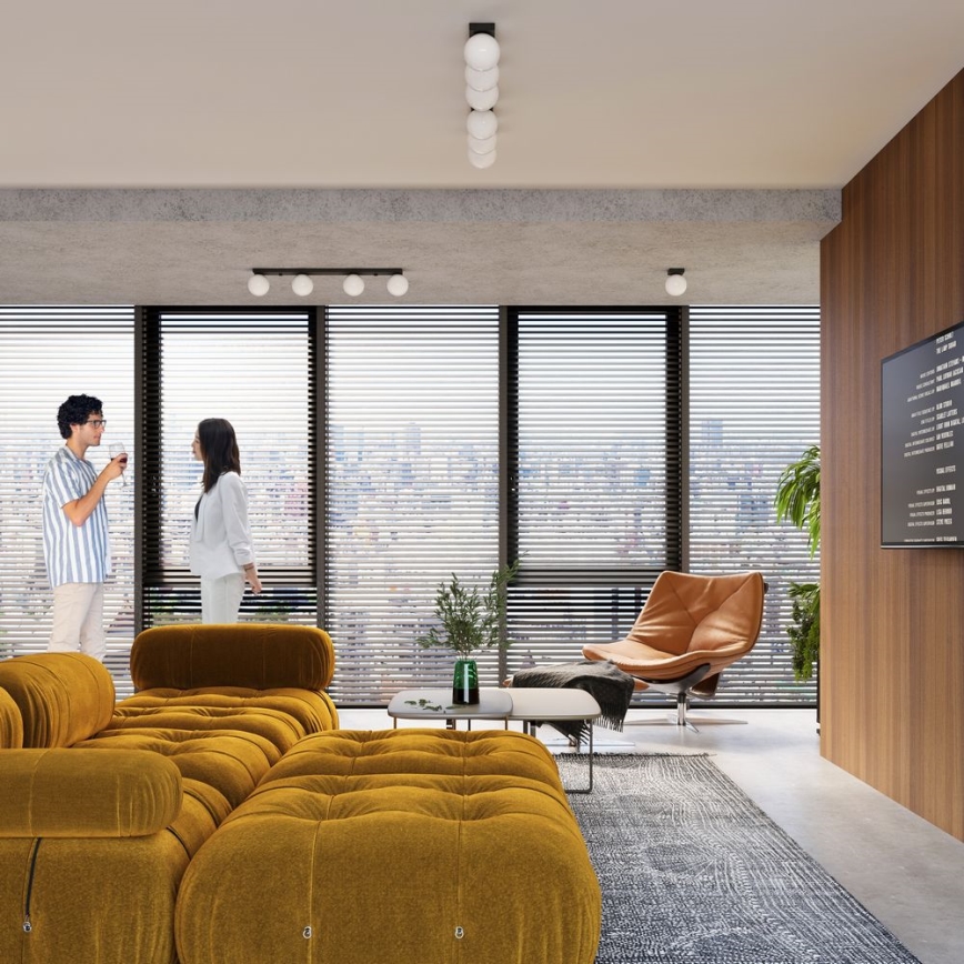 Luminária de teto YOLI 6xG9/12W/230V preta