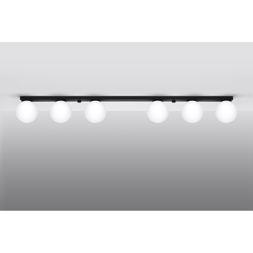 Luminária de teto YOLI 6xG9/12W/230V preta