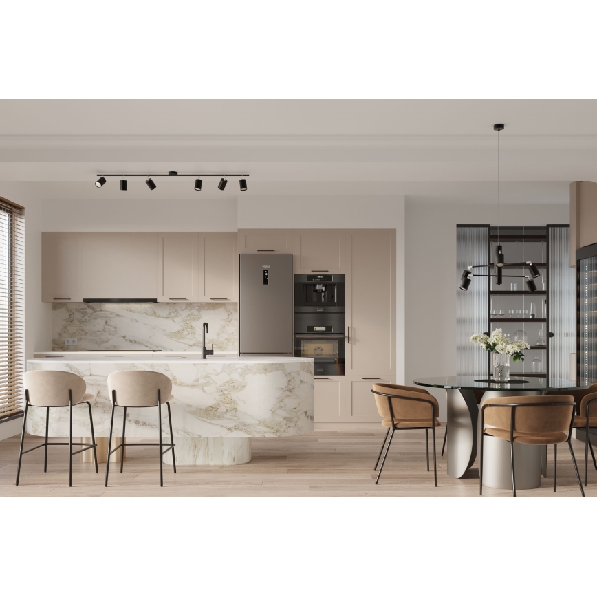 Foco LEMMI 4xGU10/10W/230V preto