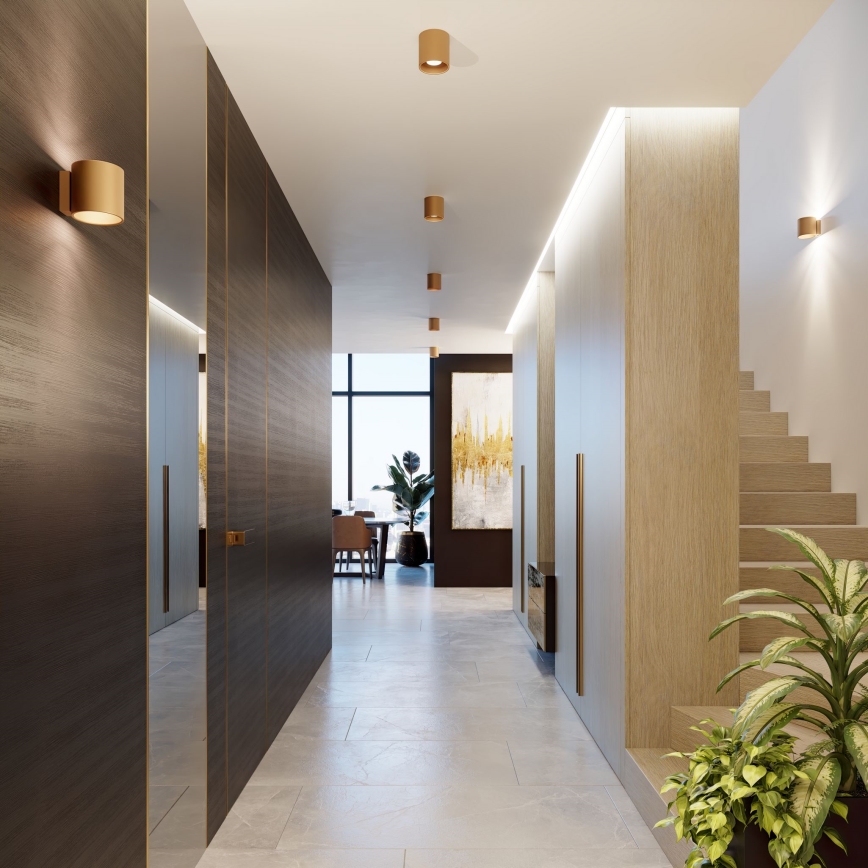 Foco ORBIS 1xGU10/10W/230V dourado