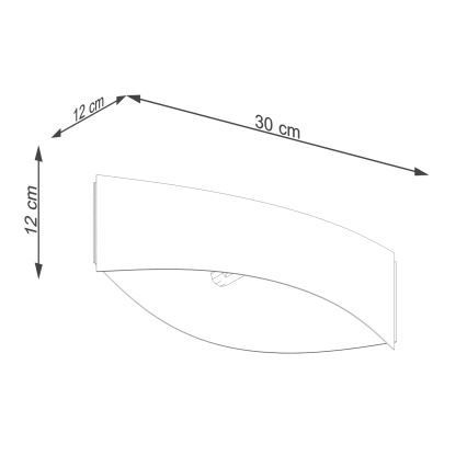 Luminária de parede TONI 1xG9/8W/230V branca