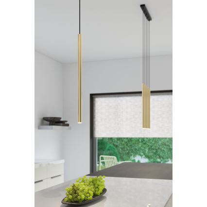 Candelabro suspenso PASTELO 1xG9/8W/230V dourada