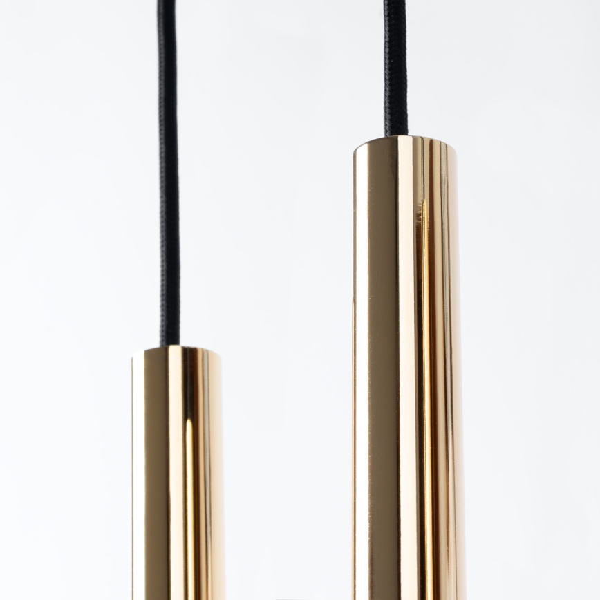 Candelabro suspenso PASTELO 3xG9/8W/230V dourada