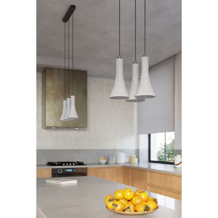 Candelabro suspenso REA 2xE14/12W/230V betão