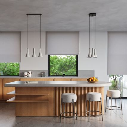 Candelabro suspenso REA 2xE14/12W/230V betão