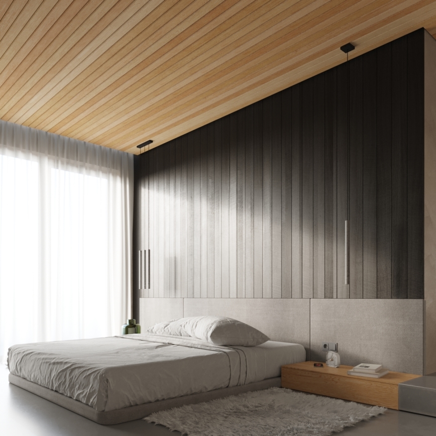 Candelabro suspenso PASTELO 3xG9/8W/230V betão