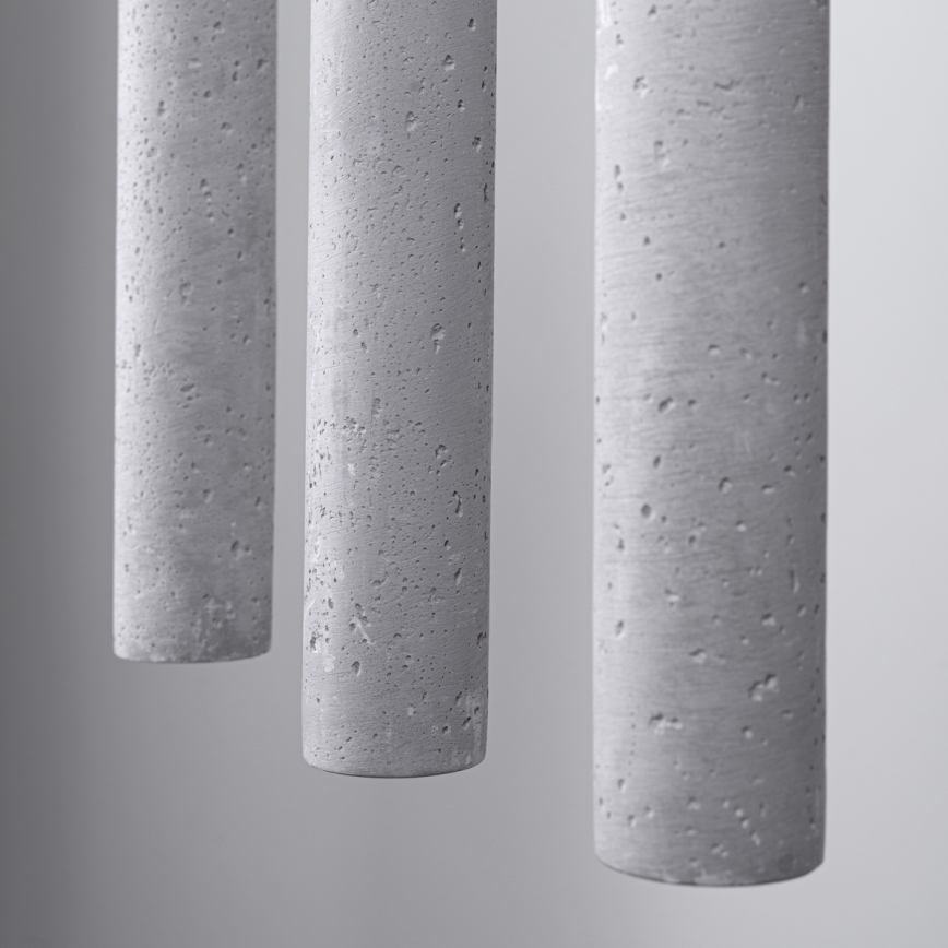 Candelabro suspenso PASTELO 3xG9/8W/230V betão