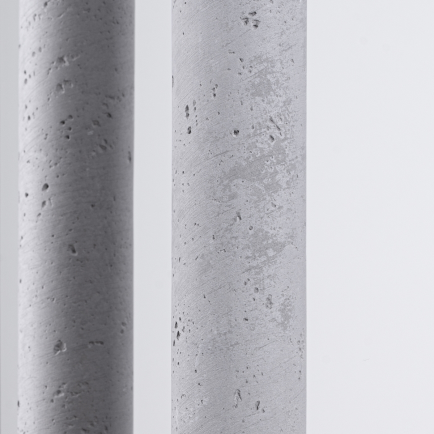 Candelabro suspenso PASTELO 5xG9/8W/230V betão