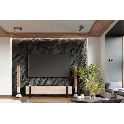 Foco ZUCA 1xE27/15W/230V preto/carvalho