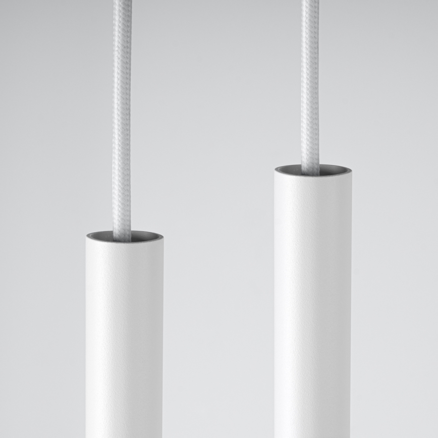 Candelabro suspenso PASTELO 2xG9/8W/230V branco