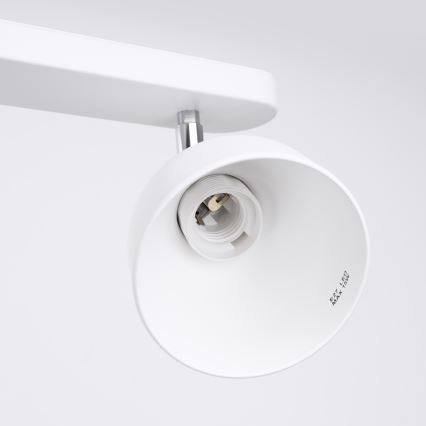 Foco ELBA 2xE27/15W/230V branco