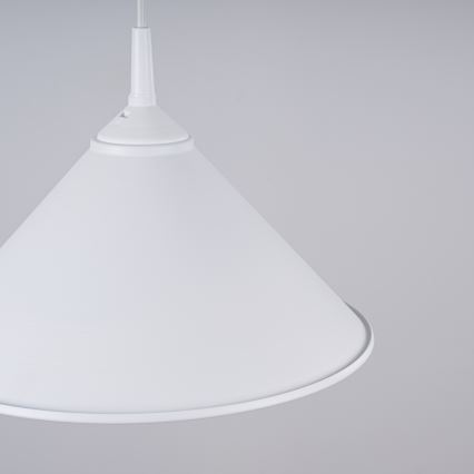 Candeeiro suspenso ZUMA 1xE27/15W/230V diâmetro 30 cm branco