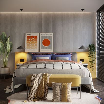 Candeeiro suspenso ZUMA 1xE27/15W/230V diâmetro 30 cm preto