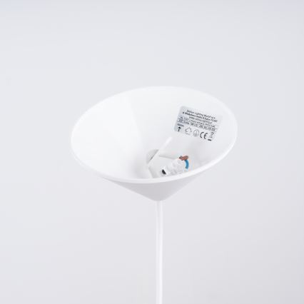 Candeeiro suspenso FRIKA 1xE27/15W/230V diâmetro 34 cm branco