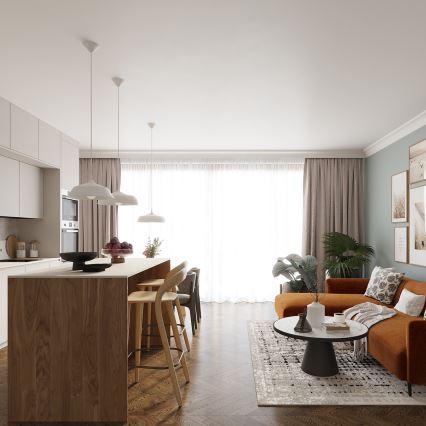 Candeeiro suspenso GINA 1xE27/15W/230V diâmetro 38 cm branco