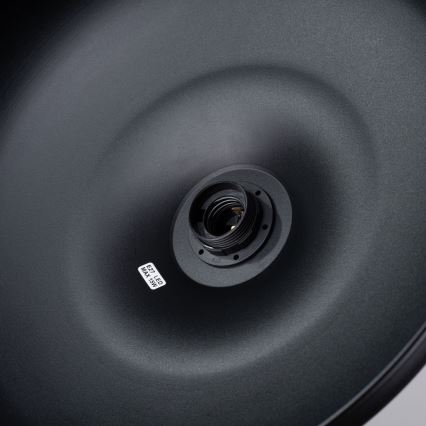 Candeeiro suspenso GINA 1xE27/15W/230V diâmetro 38 cm preto