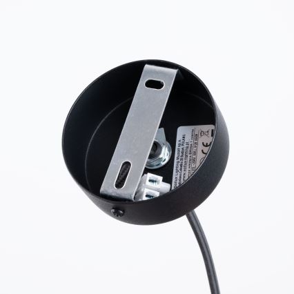 Candeeiro suspenso BRINA 1xG9/8W/230V preto