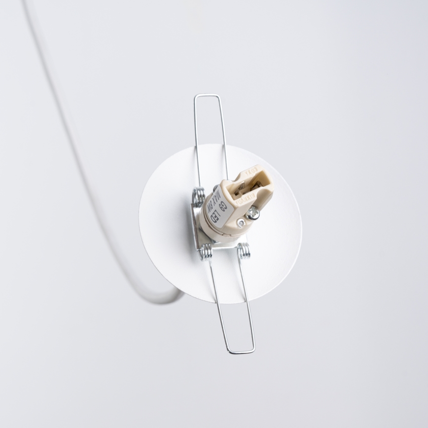 Candeeiro suspenso BRINA 3xG9/8W/230V branco