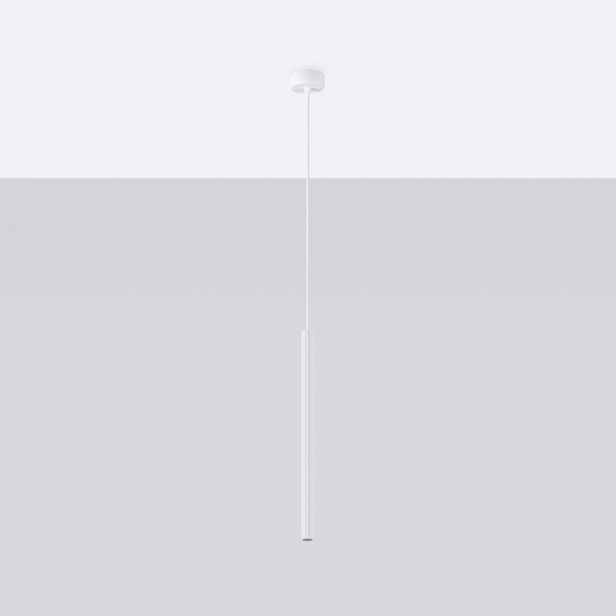 Candeeiro suspenso ARCHE 1xG9/8W/230V branco