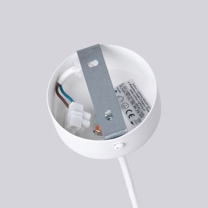 Candeeiro suspenso ARCHE 1xG9/8W/230V branco