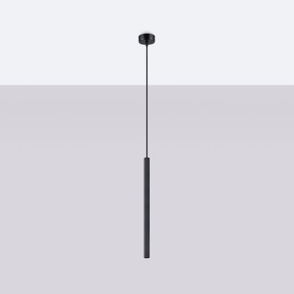 Candeeiro suspenso ARCHE 1xG9/8W/230V preto