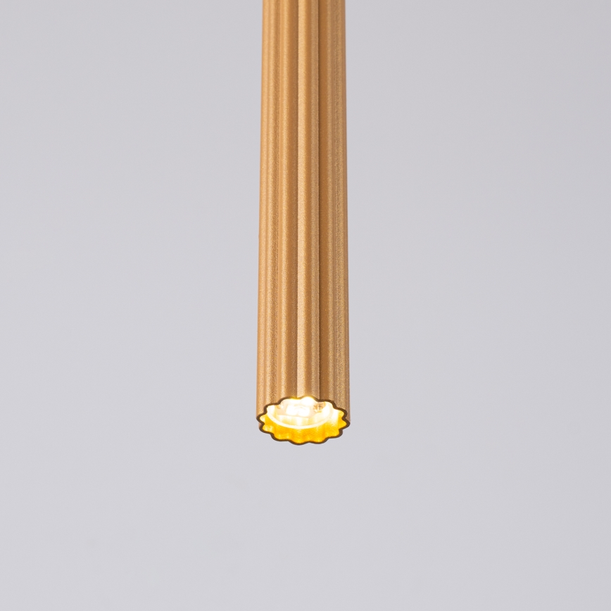 Candeeiro suspenso ARCHE 1xG9/8W/230V dourado