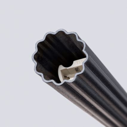 Candeeiro suspenso ARCHE 3xG9/8W/230V preto