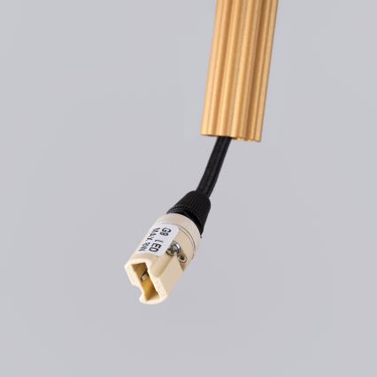 Candeeiro suspenso ARCHE 3xG9/8W/230V dourado