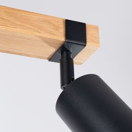 Foco FAGER 2xGU10/10W/230V preto