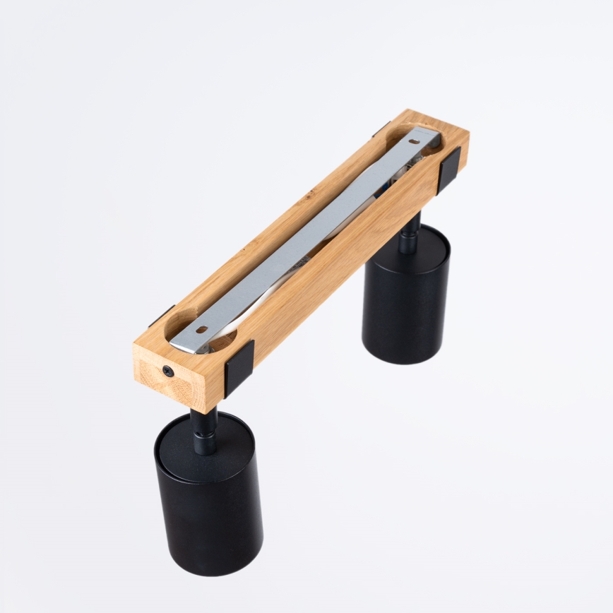 Foco FAGER 2xGU10/10W/230V preto