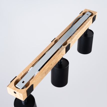 Foco FAGER 3xGU10/10W/230V preto