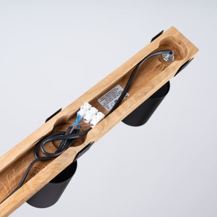 Foco FAGER 3xGU10/10W/230V preto