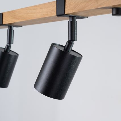 Foco FAGER 4xGU10/10W/230V preto