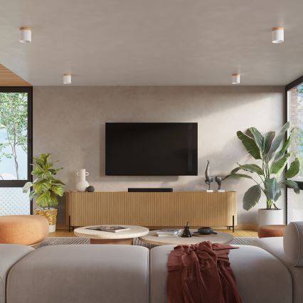 Foco RIF 1xGU10/10W/230V diâmetro 12 cm branco