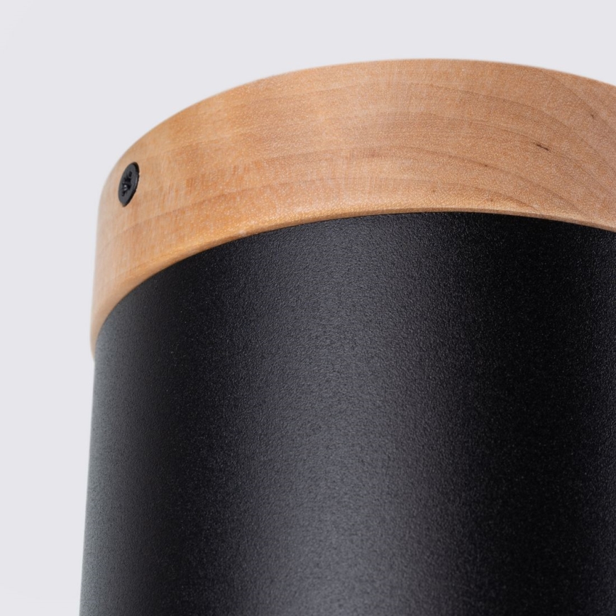 Foco RIF 1xGU10/10W/230V diâmetro 12 cm preto