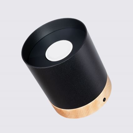 Foco RIF 1xGU10/10W/230V diâmetro 12 cm preto