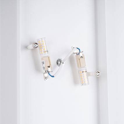 Iluminação de parede DURLIN 2xG9/8W/230V branco