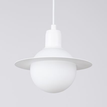 Candeeiro suspenso HYPERION 3xG9/8W/230V branco