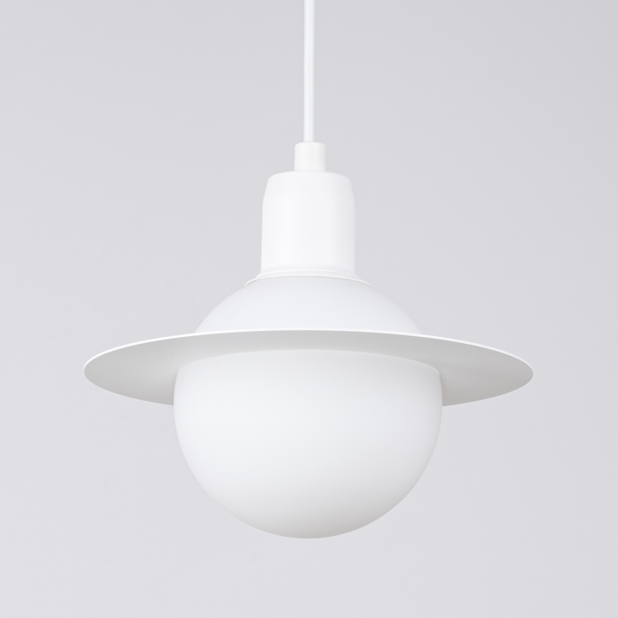 Candeeiro suspenso HYPERION 3xG9/8W/230V branco